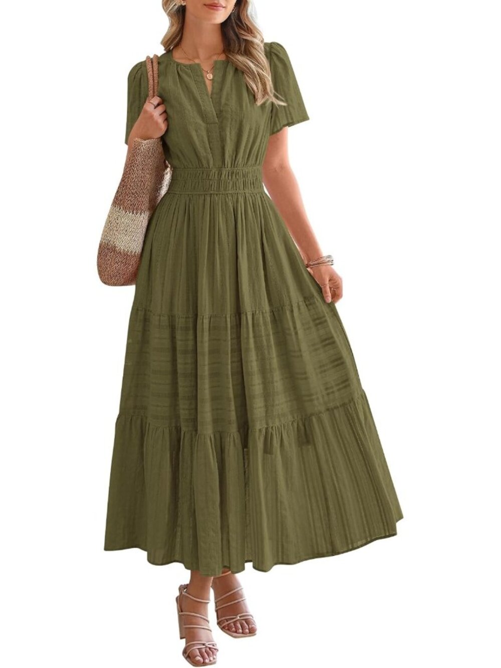 Trendy Women's Summer Casual Maxi Dress - Perfect for Beach & Parties